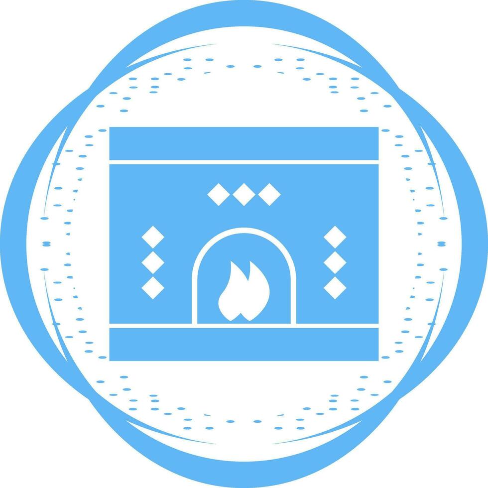 Fireplace Vector Icon
