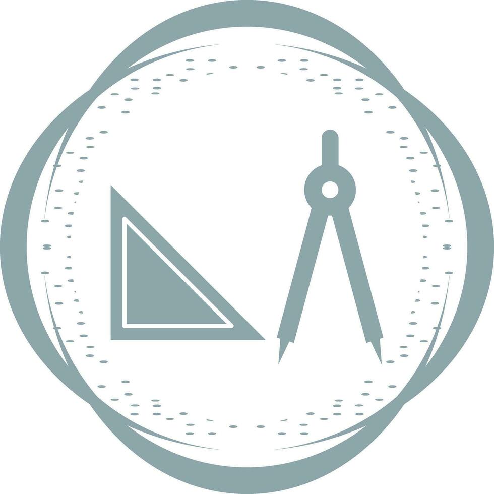 icono de vector de herramientas de geometría