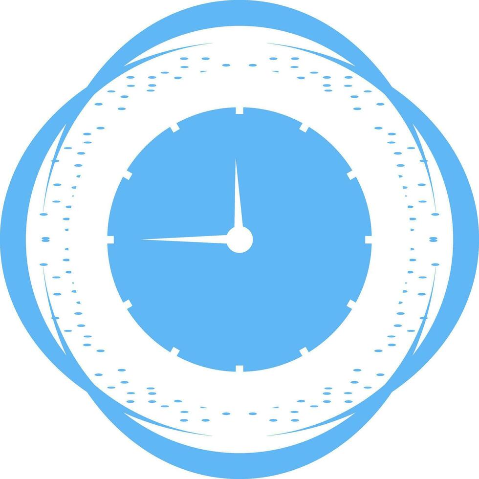 icono de vector de reloj de pared