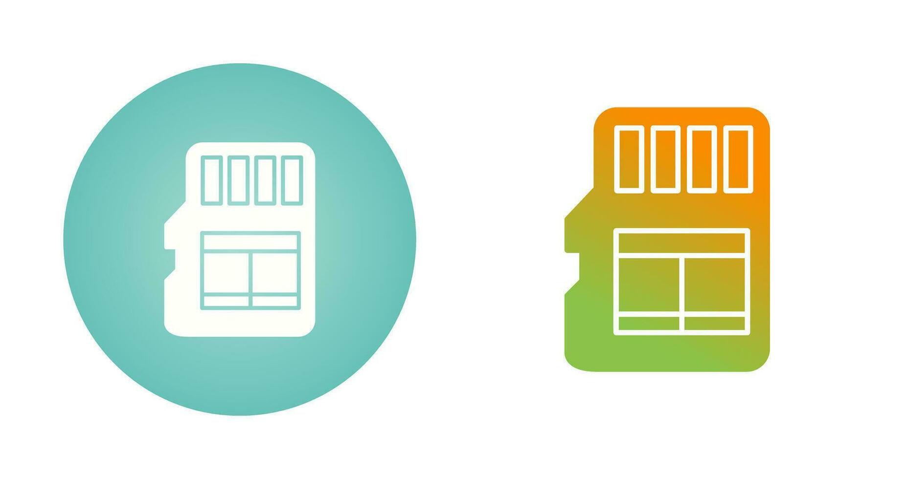 Memory Card Vector Icon