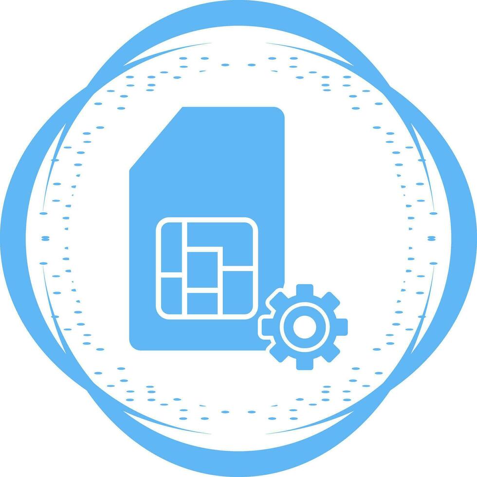 SIM Management Vector Icon