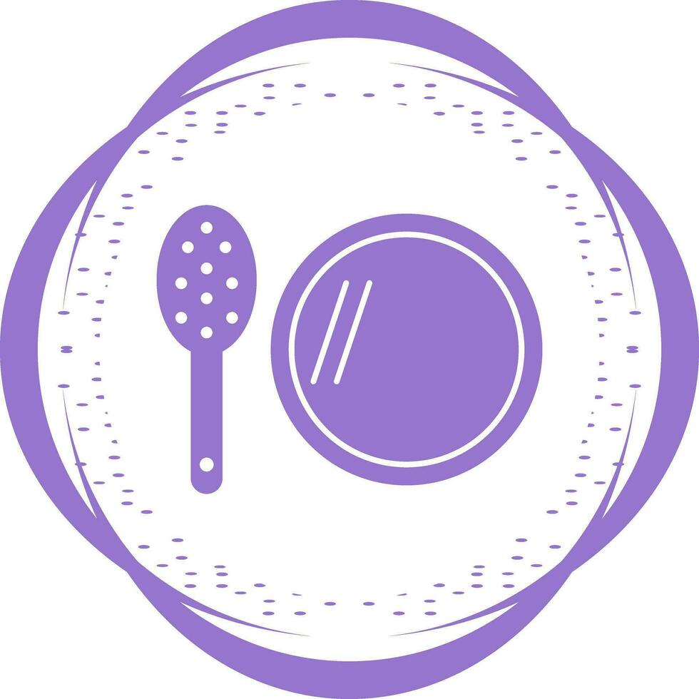Brush and Mirror Vector Icon