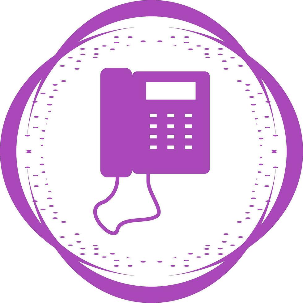 Telephone Set Vector Icon