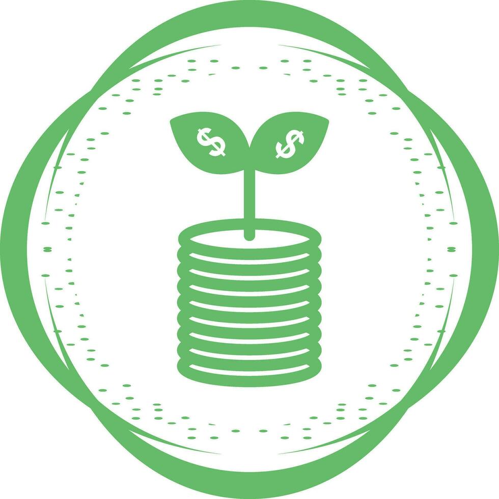 Money Growth Vector Icon