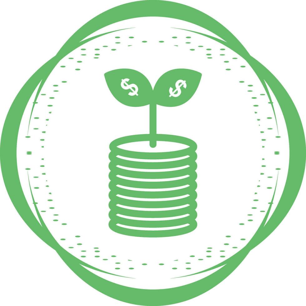 Money Growth Vector Icon