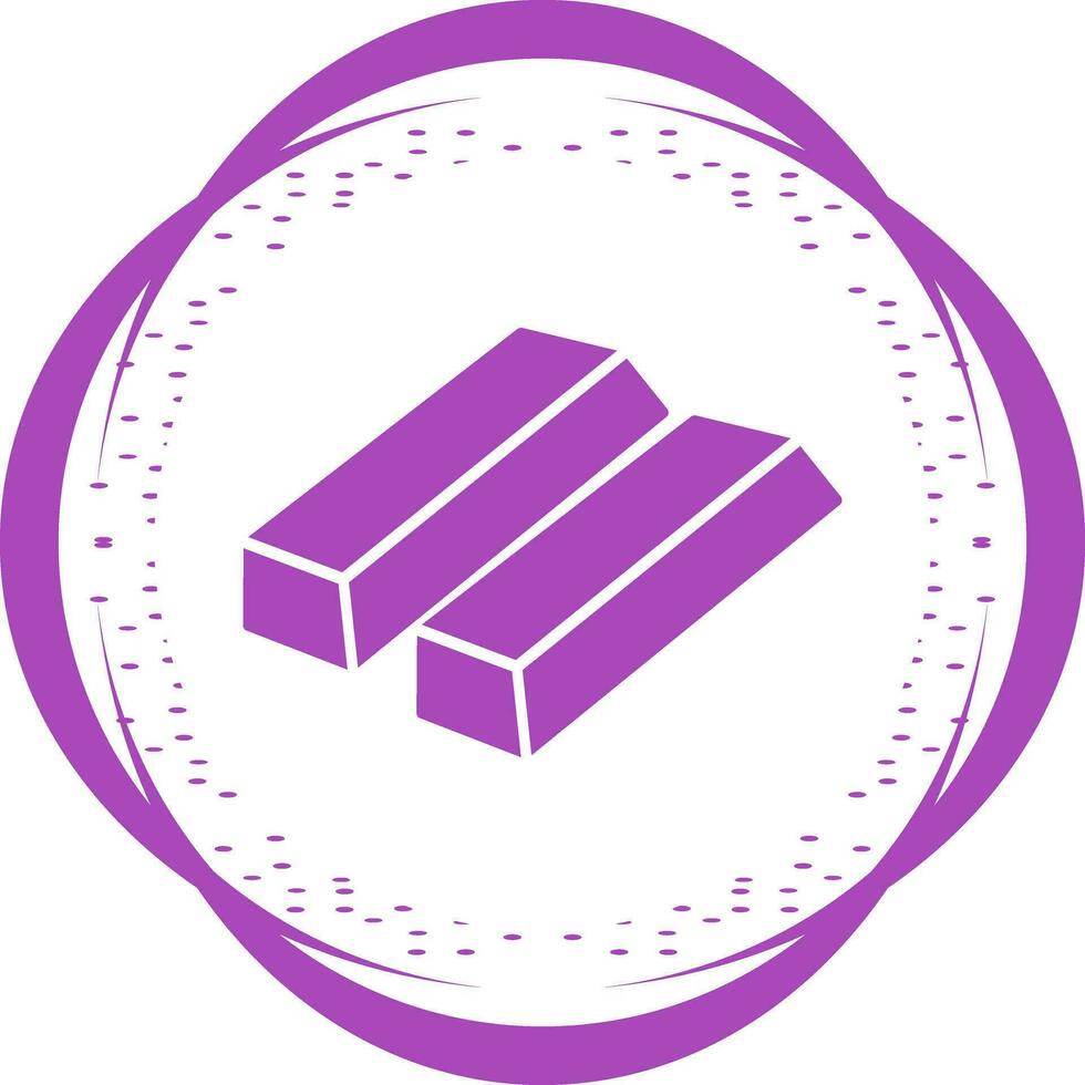 Gold Bars Vector Icon