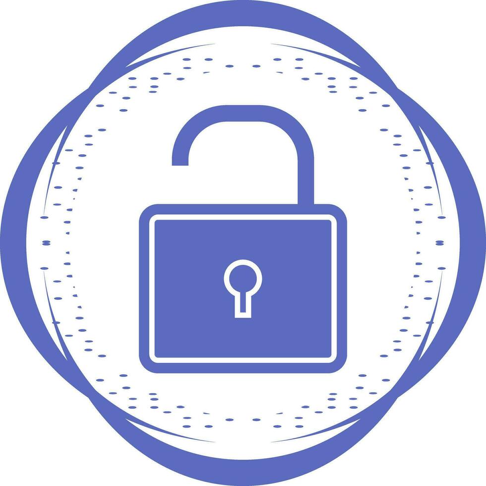 Open Lock Vector Icon Vector Icon