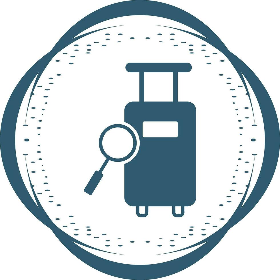 Find Luggage Vector Icon
