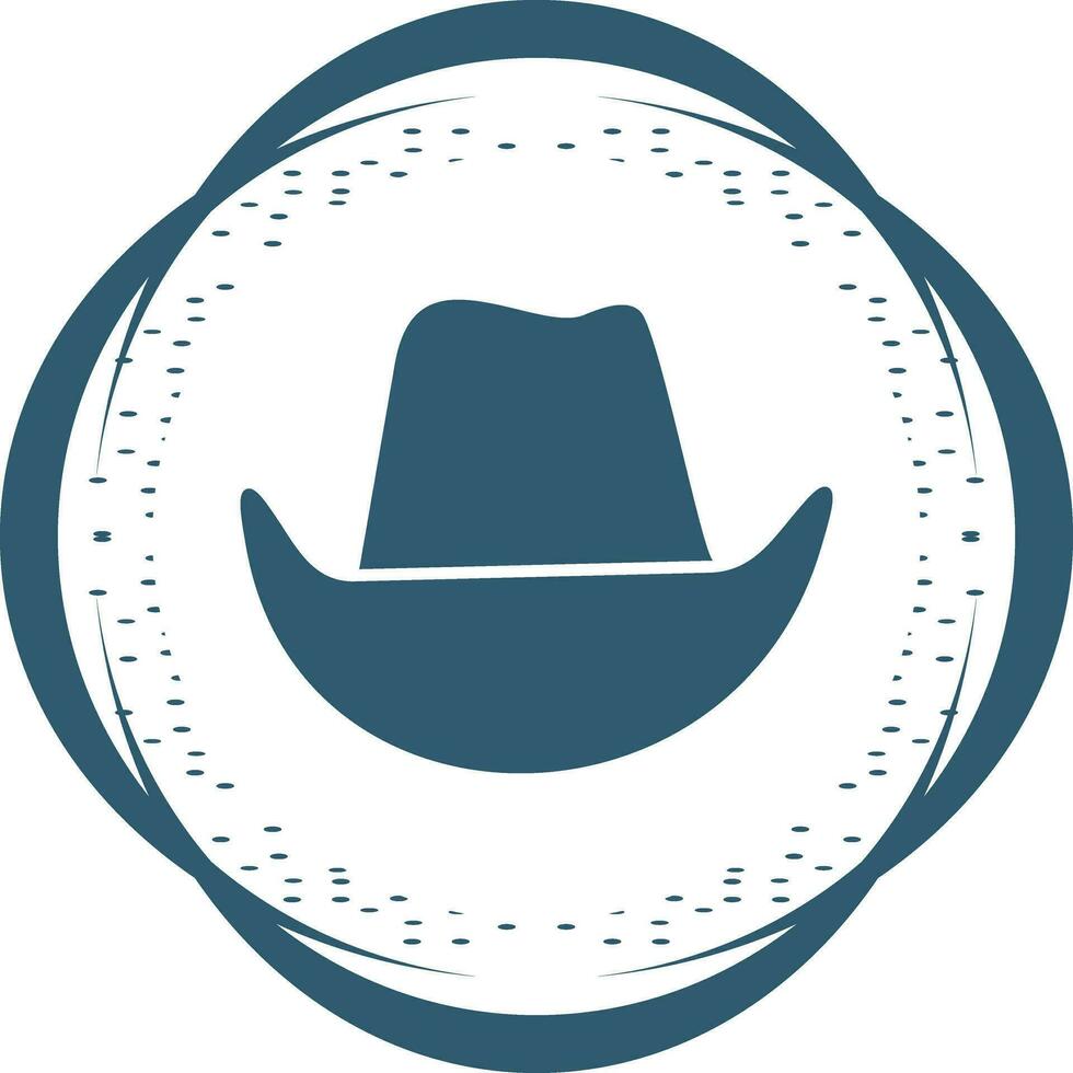 icono de vector de sombrero de vaquero