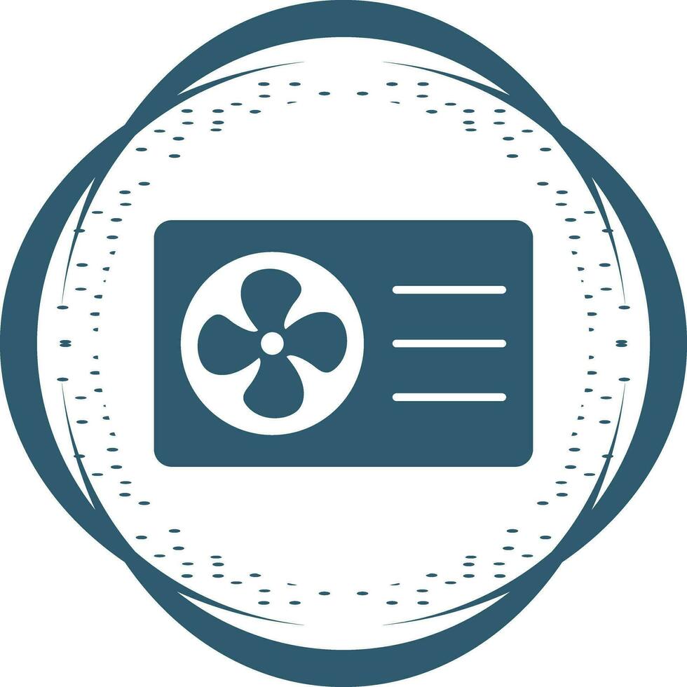 AC Outside Unit Vector Icon
