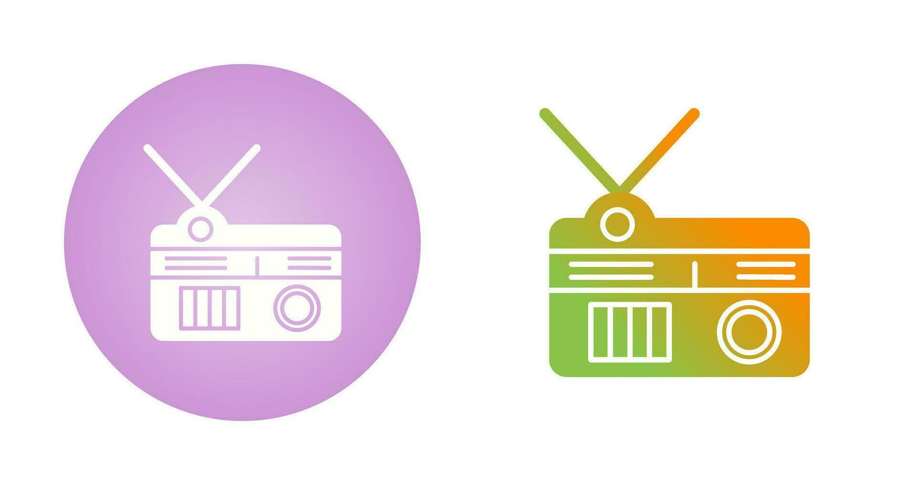 Radio Vector Icon