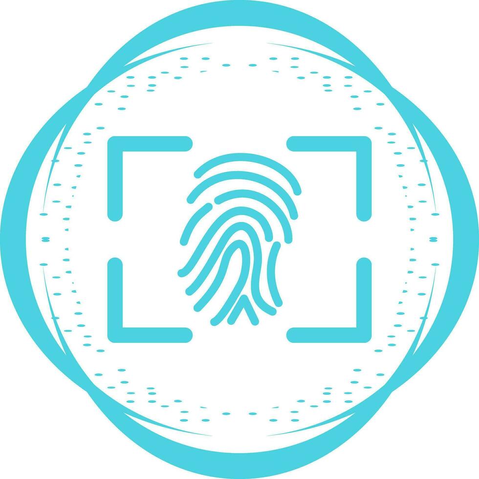 Fingerprint Vector Icon