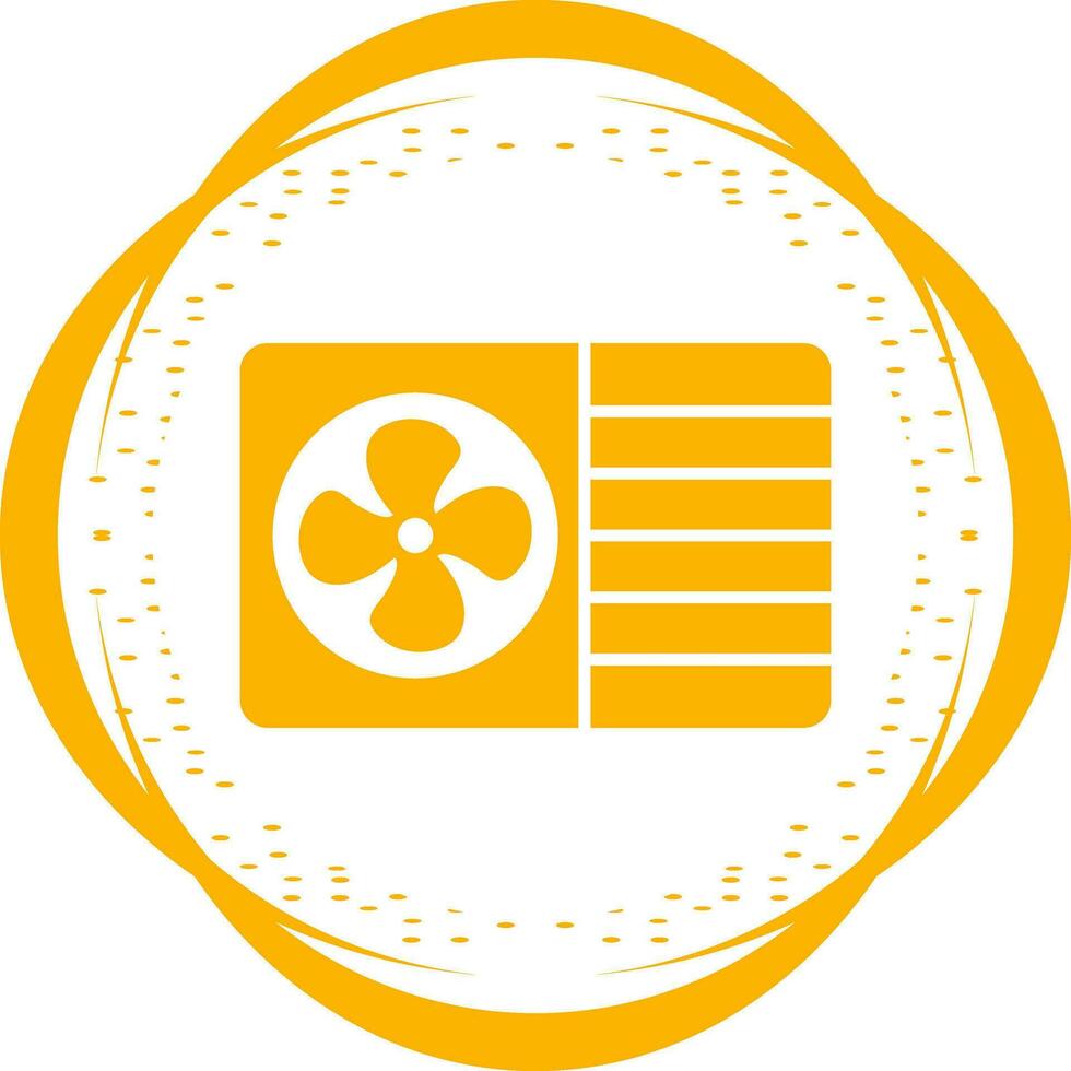 AC Window Unit Vector Icon