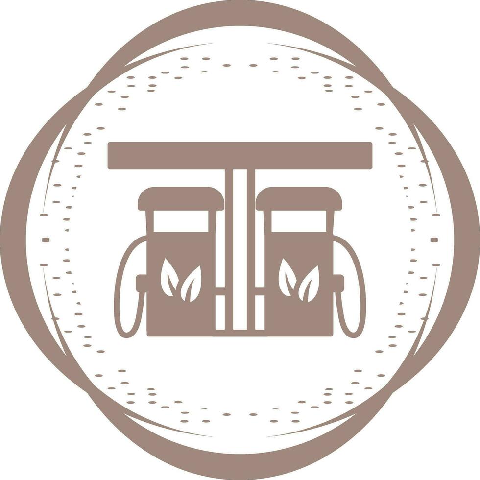 Eco friendly Petrol Pump Vector Icon