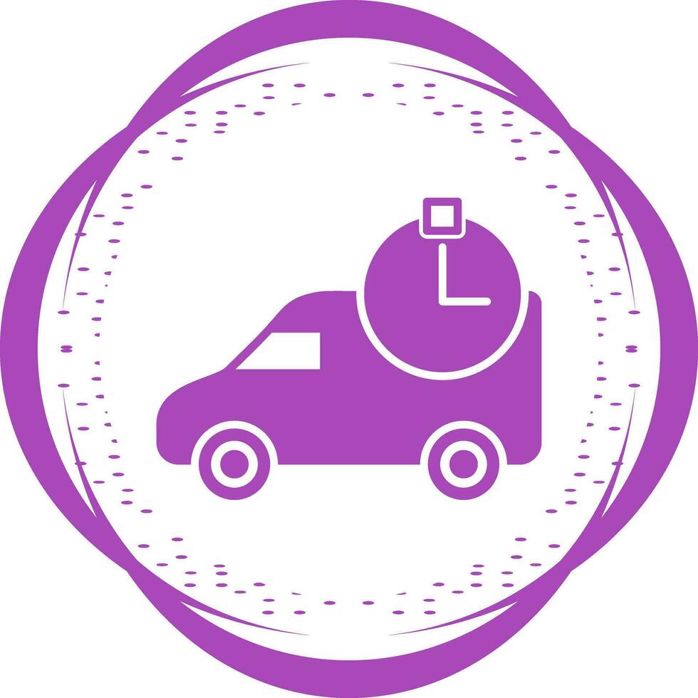 Time Based Delivery Vector Icon