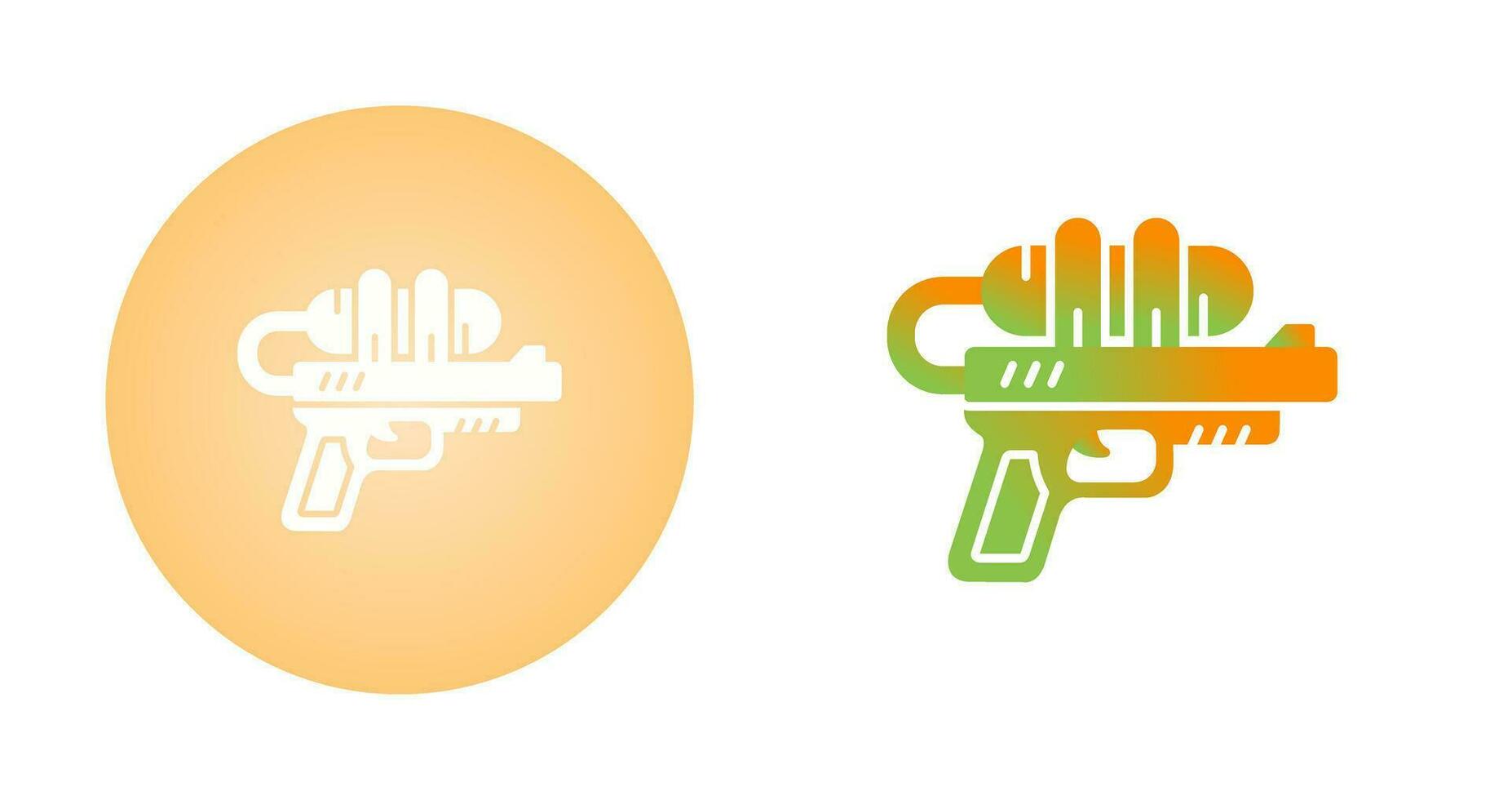 icono de vector de pistola de agua