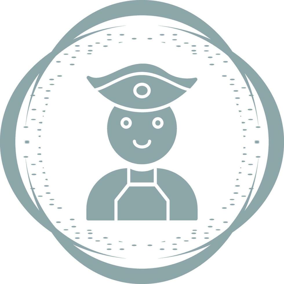 Male Pirate Vector Icon