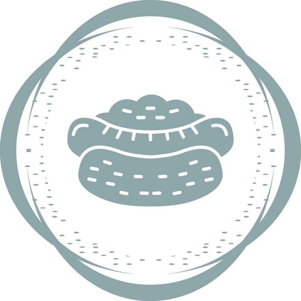Hot Dog Vector Icon