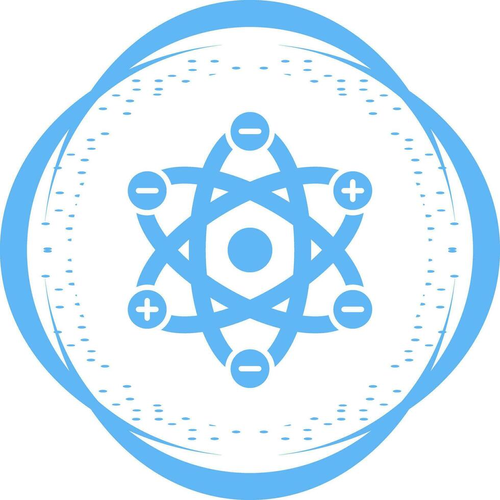 Atom Structure Vector Icon