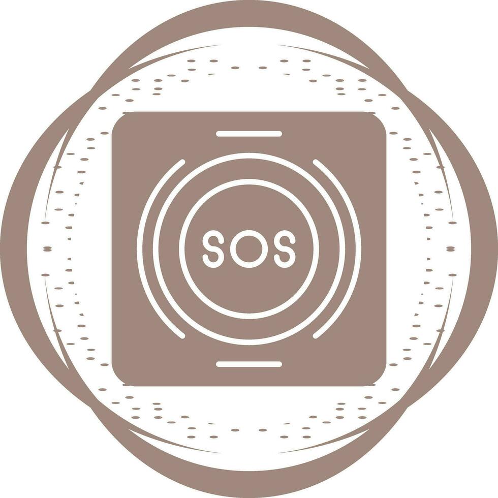 Emergency Button Vector Icon