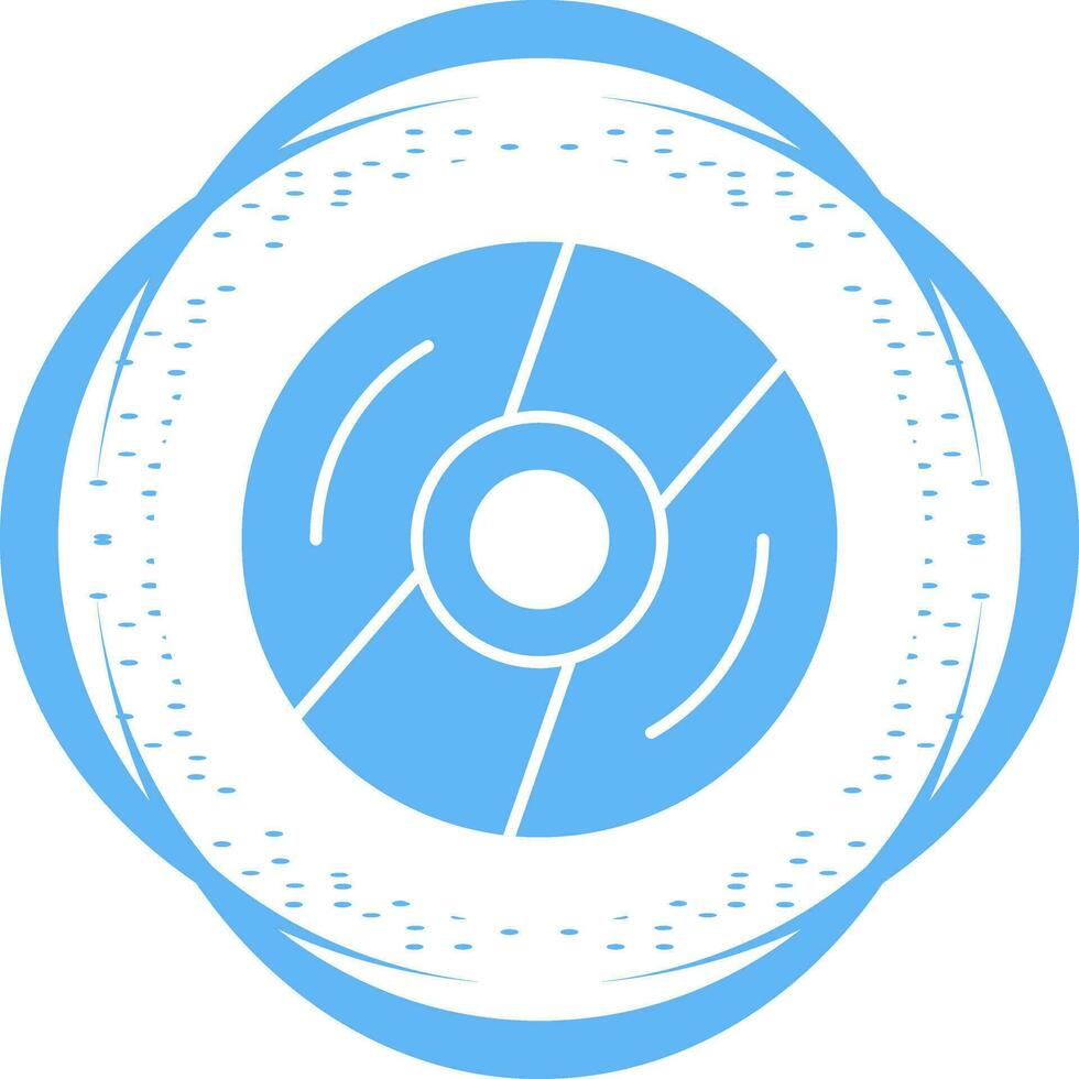 icono de vector de disco compacto