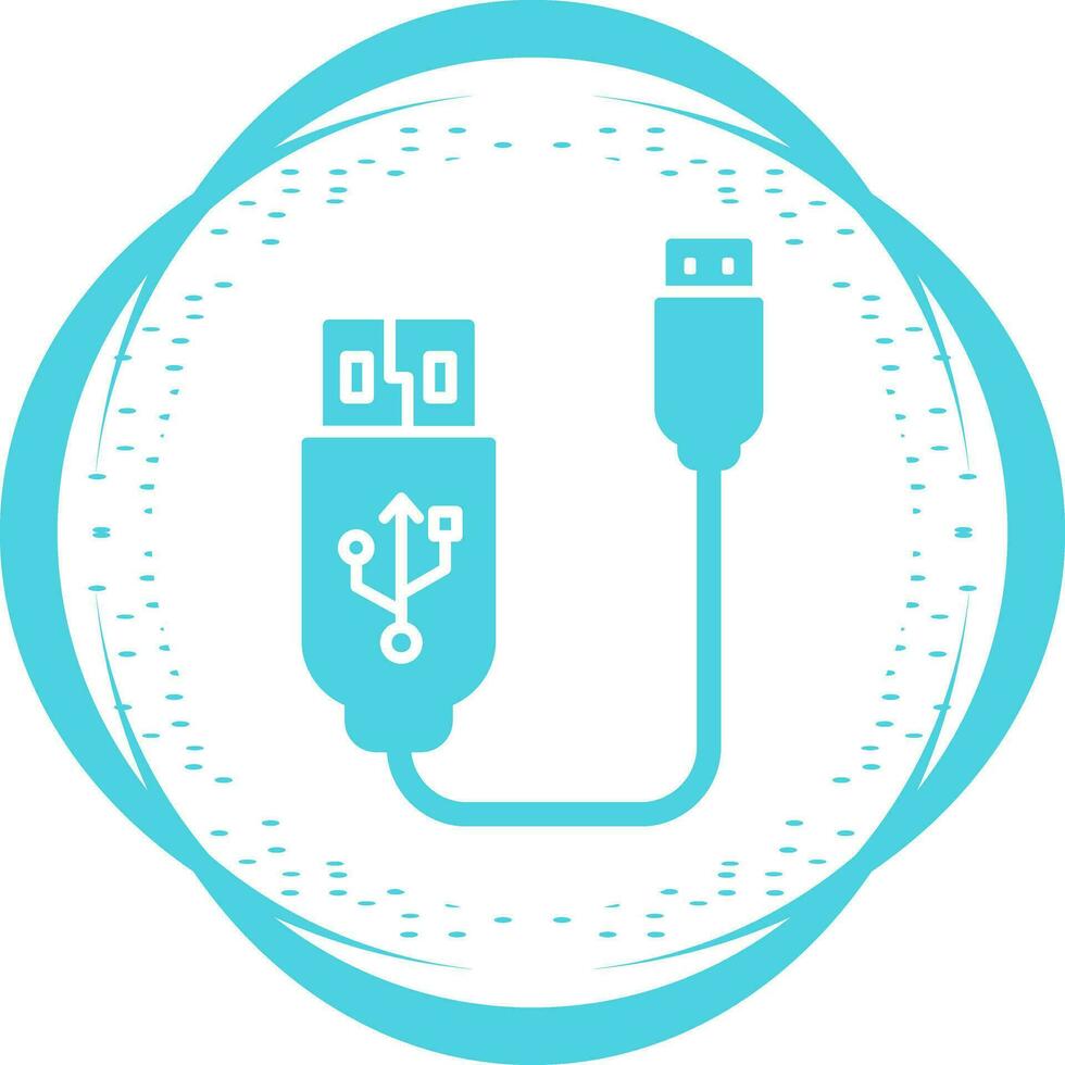 Usb Cable Vector Icon