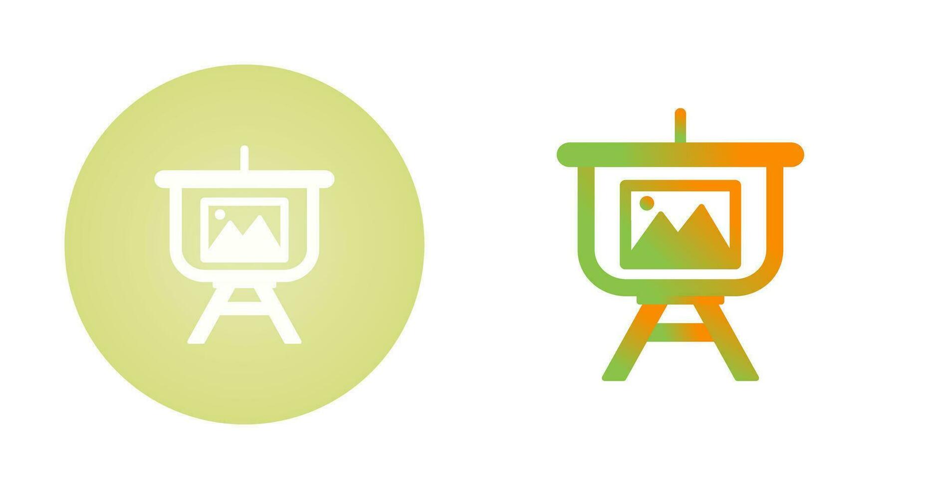 Gallery Presentation Vector Icon