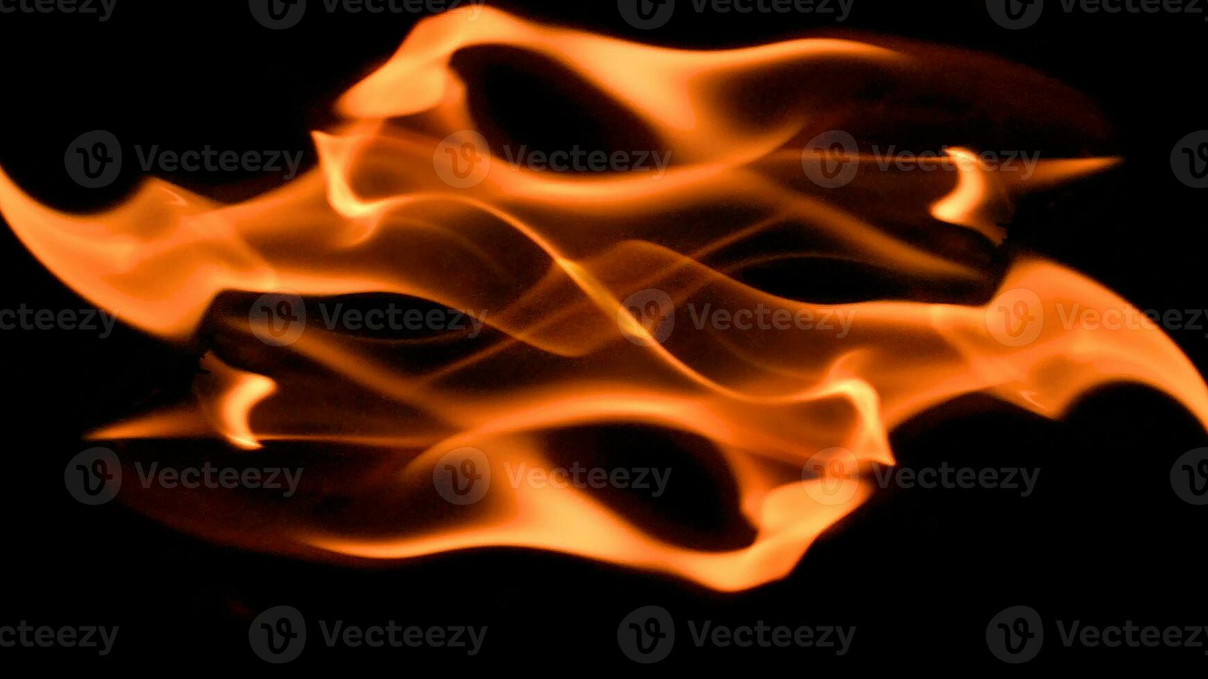 fire background burning flame frame on a black background photo