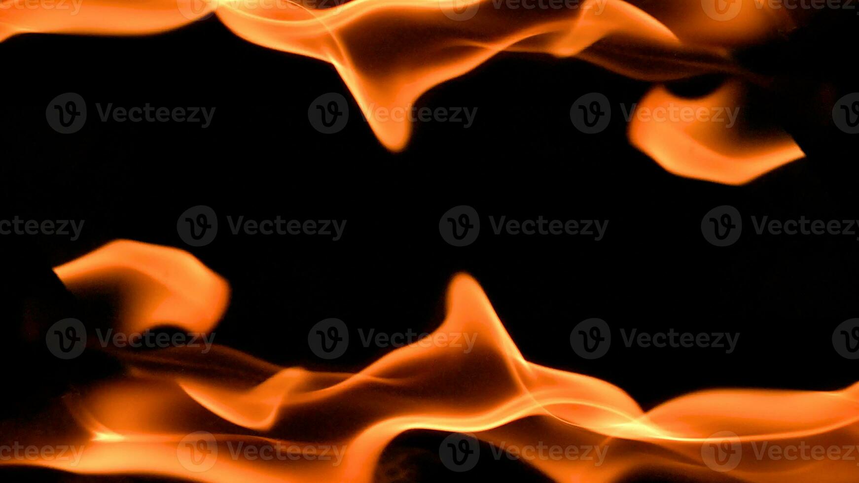 fire background burning flame frame on a black background photo