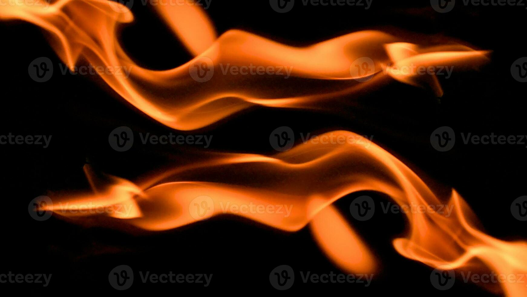 fire background burning flame frame on a black background photo