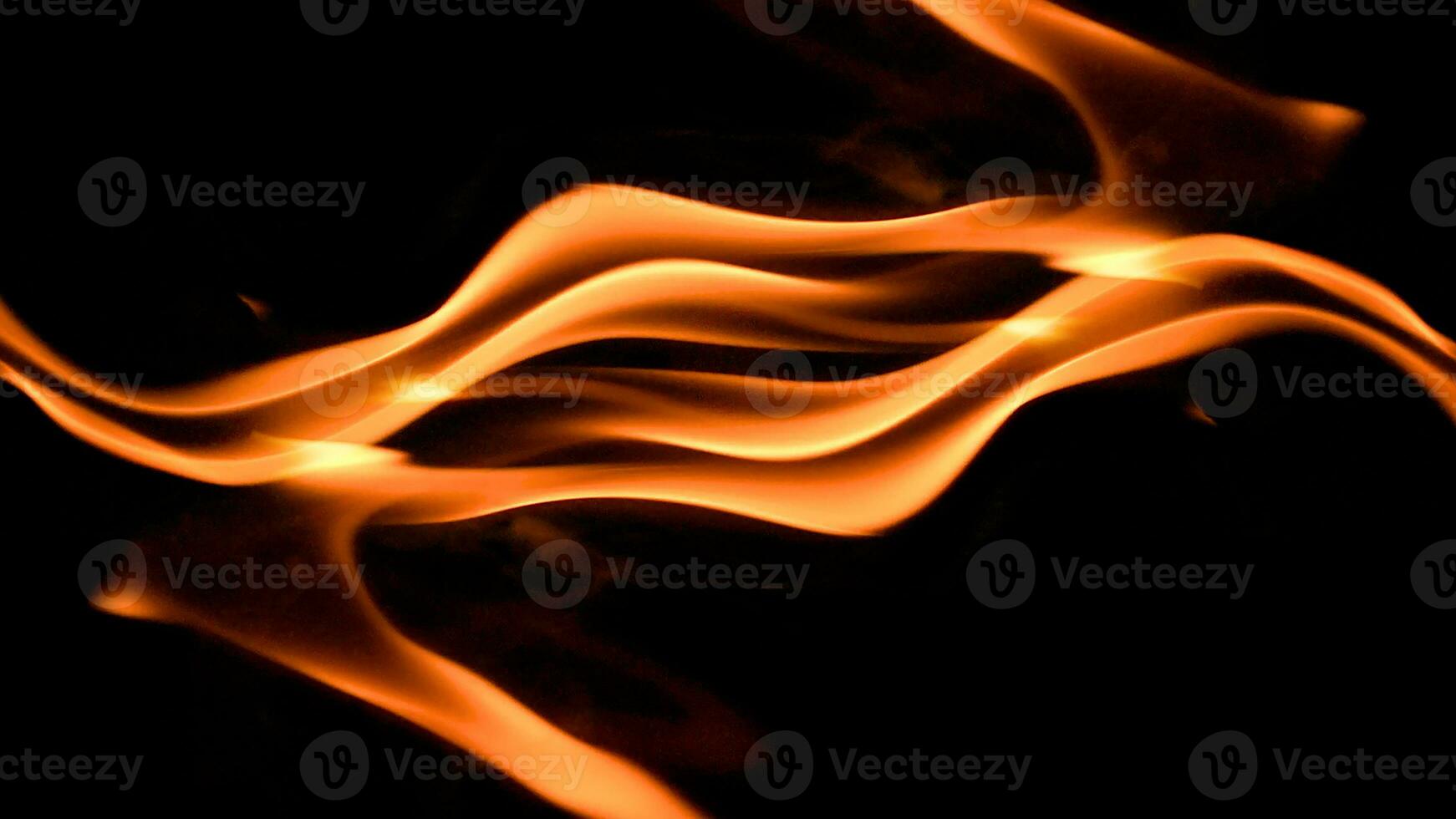 fire background burning flame frame on a black background photo