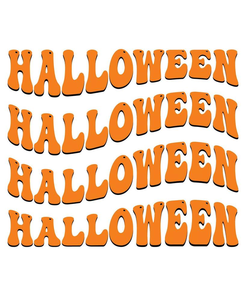 Halloween t-shirt print template vector