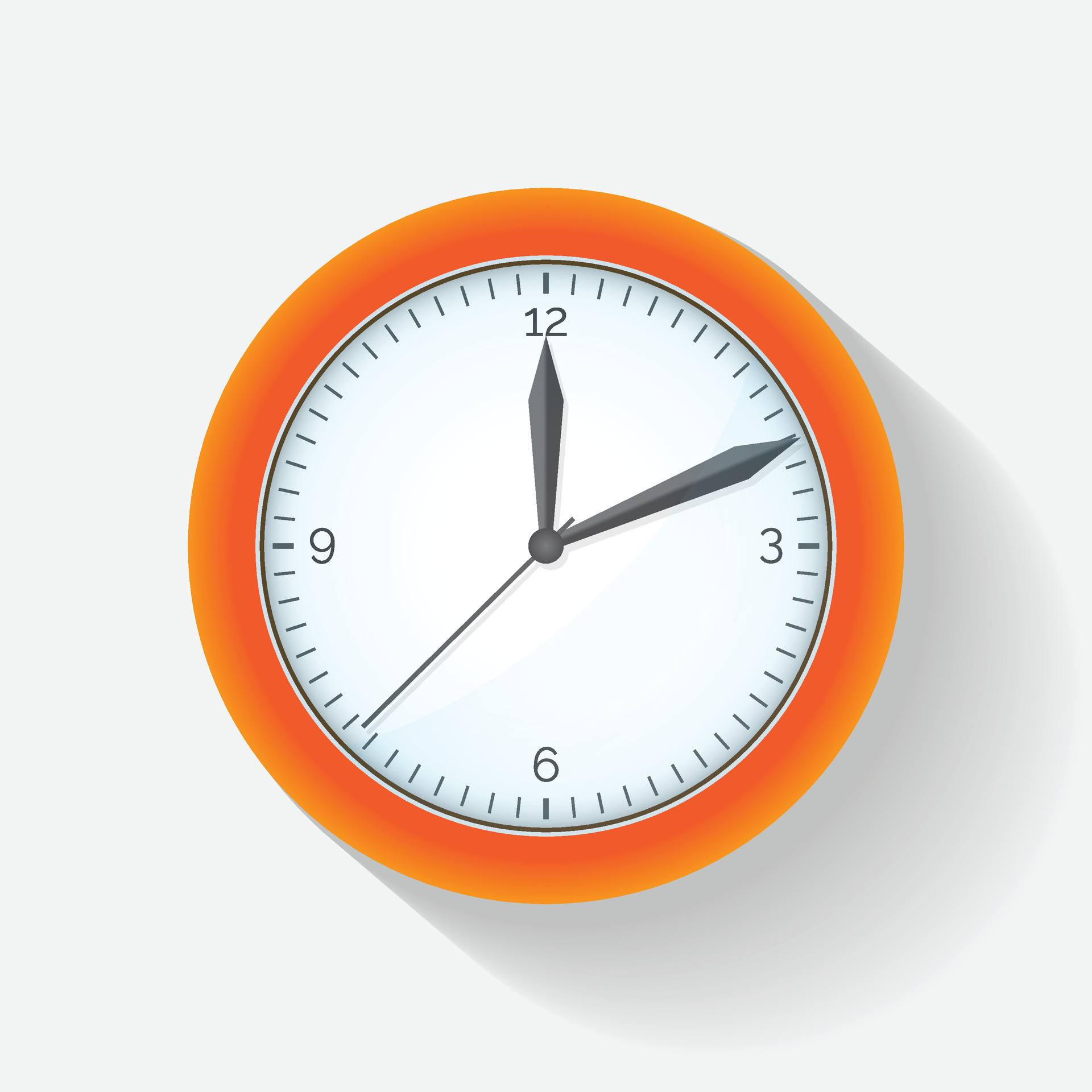 Analog wall clock design 27118191 Vector Art at Vecteezy