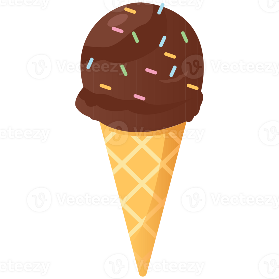 Choco Meses Ice Cream 2D Color Illustrations 27118481 PNG