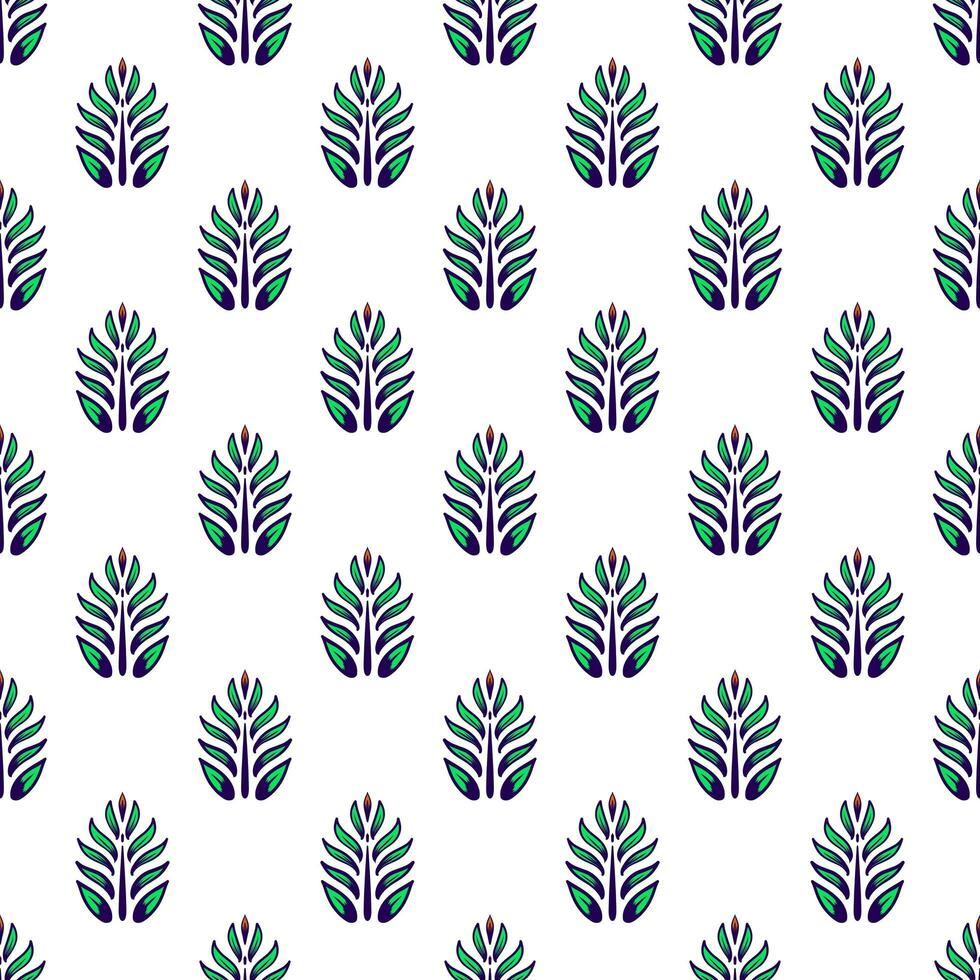 Seamless leaf pattern background,Abstract Geometric Pattern generative,  for any fabric and textile, wallpaper, packaging ,illustration photo