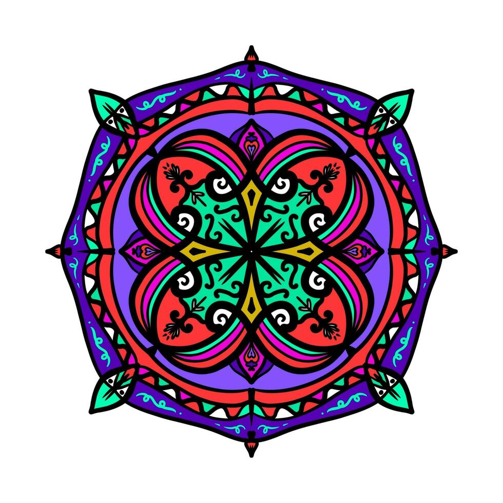 Mandalas for coloring book. Decorative round ornaments. Unusual flower shape. Oriental pattern, illustration, Mandala patterns. Weave design elements. Coloring book page photo