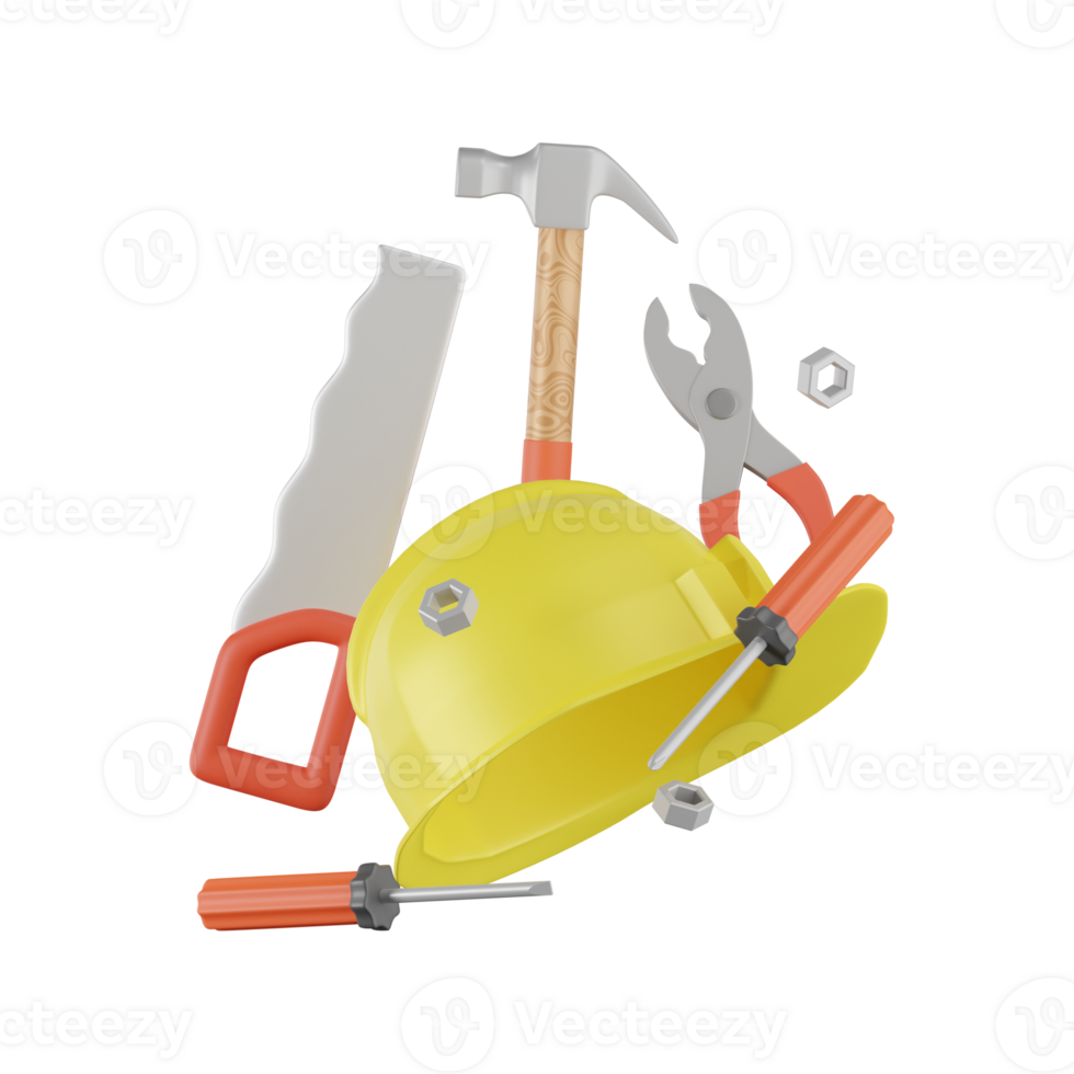 Tools Carpentry 3 3D Illustrations png