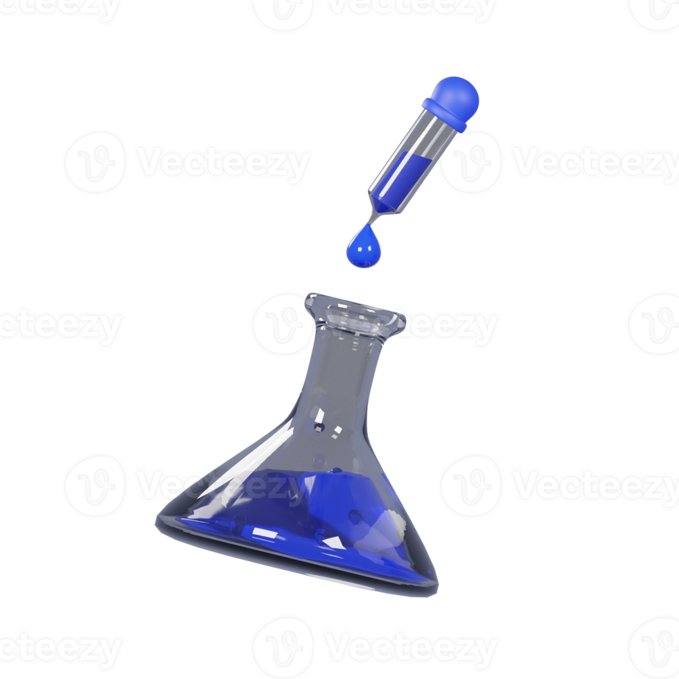 Science Course Education 3D Illustration png