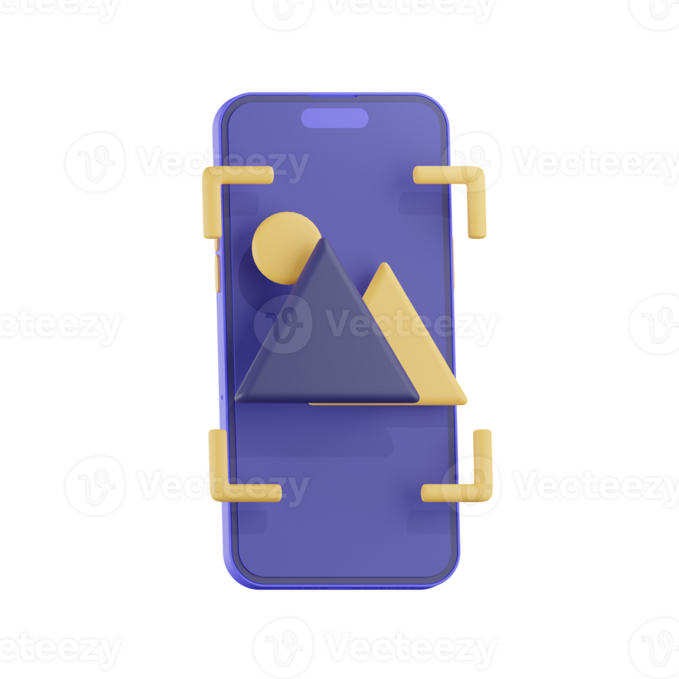 Phone Capture Entertainent 3D Illustrations png