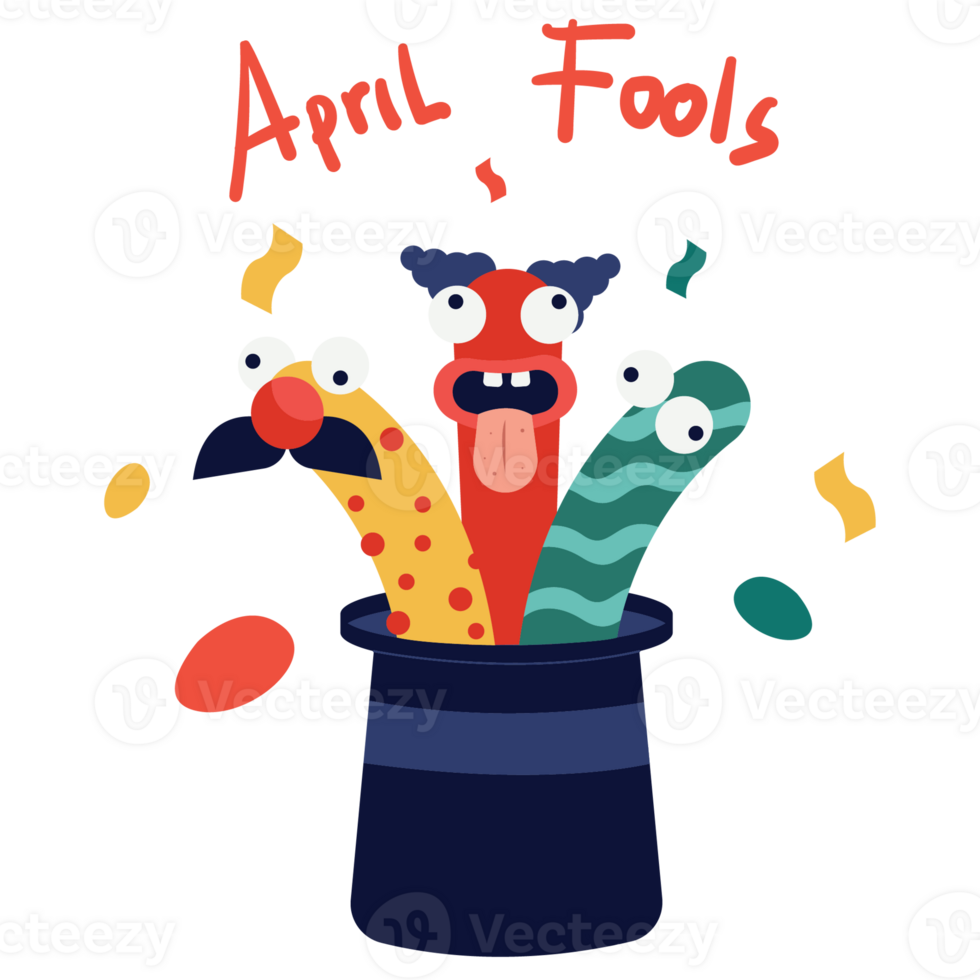 Magic Equipment April Fools 2D Color Illustrations png