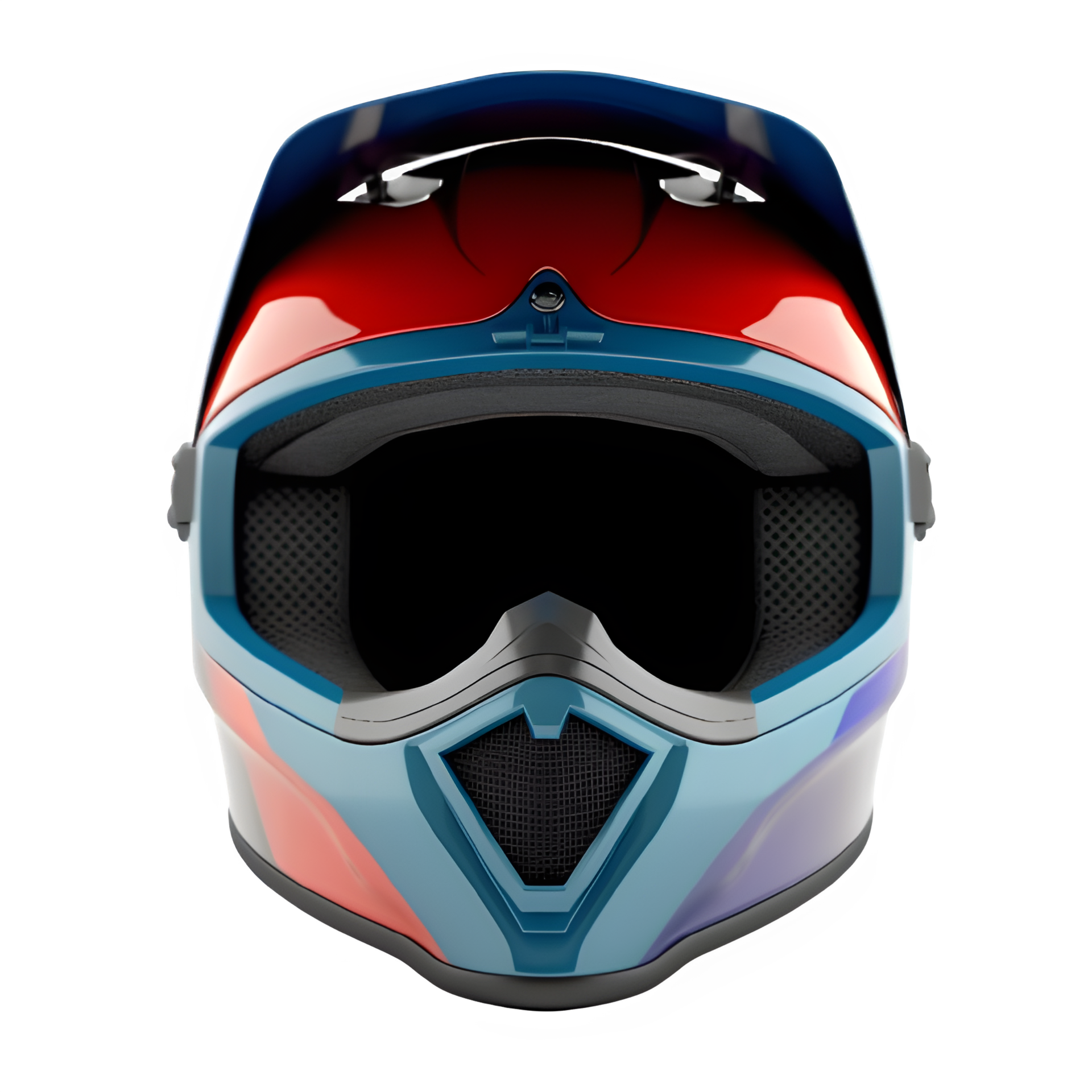 dirt bike helmet isolated on transparent background ,motocross helmet