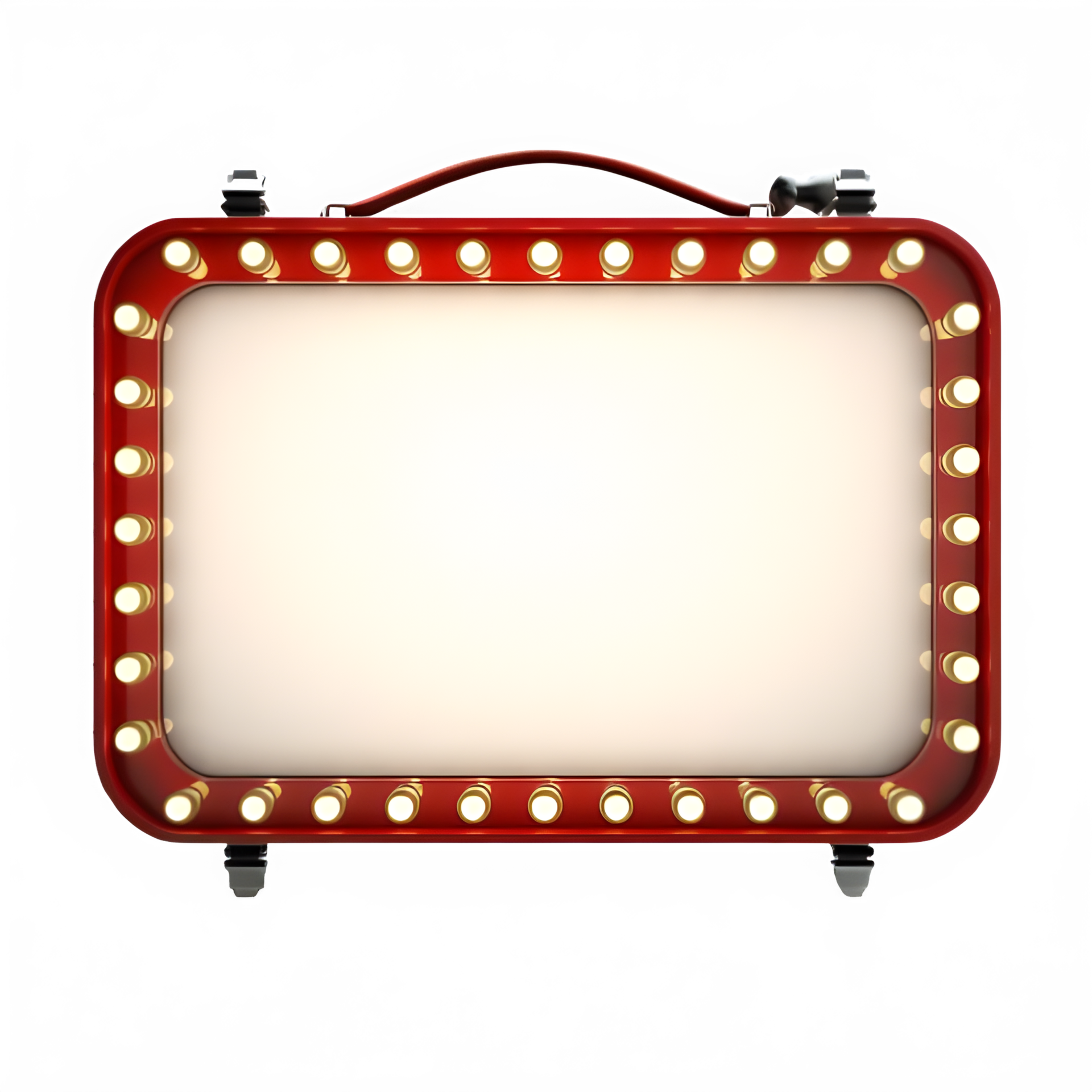 frame vintage marquee isolated on transparent background circus sign