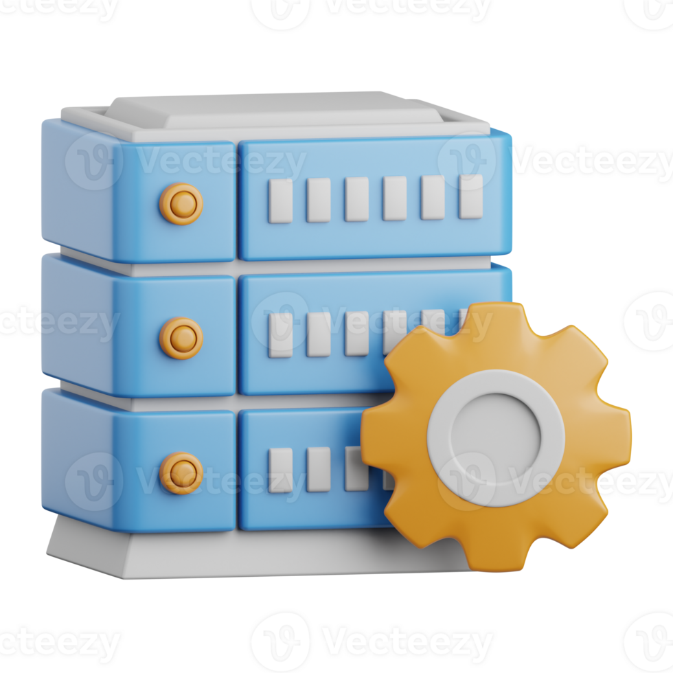 3d rendering data integration isolated useful for cloud, network, computing, technology, database, server and connection design element png