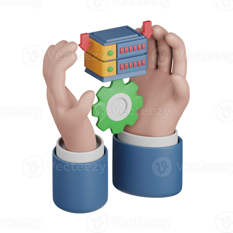 3d renderen gegevens bijeenkomst geïsoleerd nuttig voor bedrijf, analyse, web, geld en financiën ontwerp png