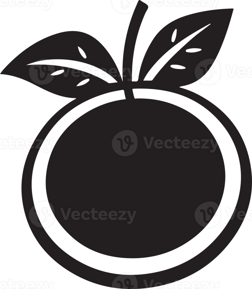 lemon logo in flat line art style png