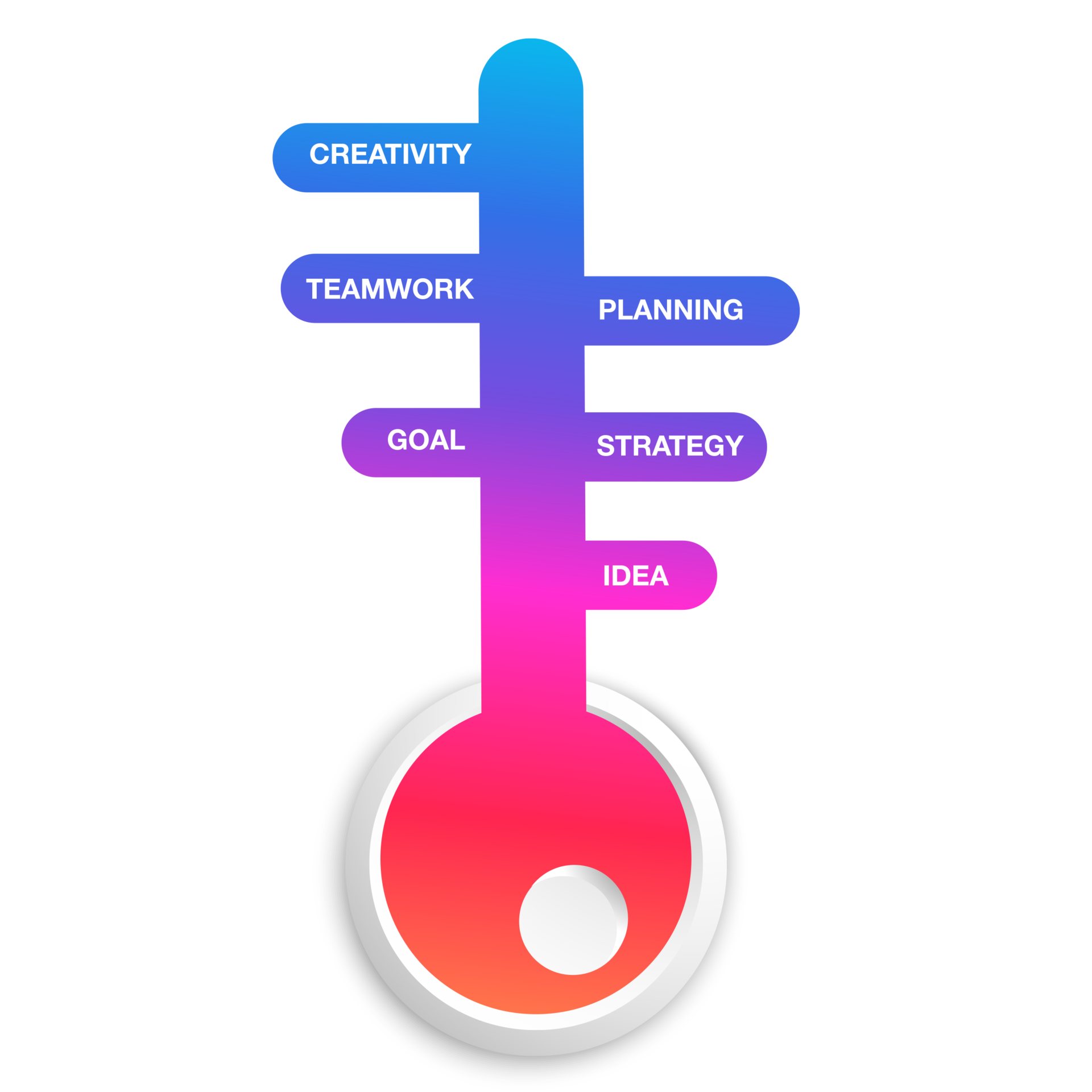 Infographic Road Map Arrow Key Of Success For Business Template Element infographic-road-map-arrow-key-of-success-for-business-template-element
