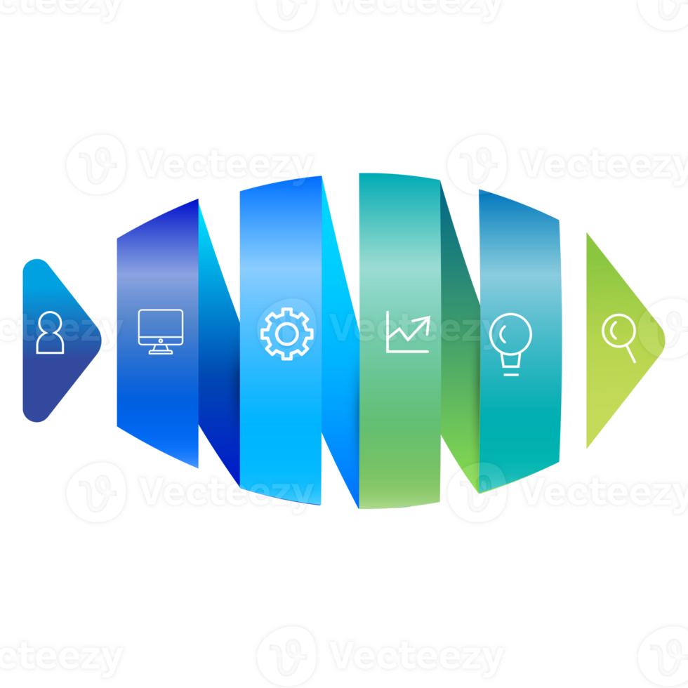 Infographic business fish bone chart to present data, progress, direction png