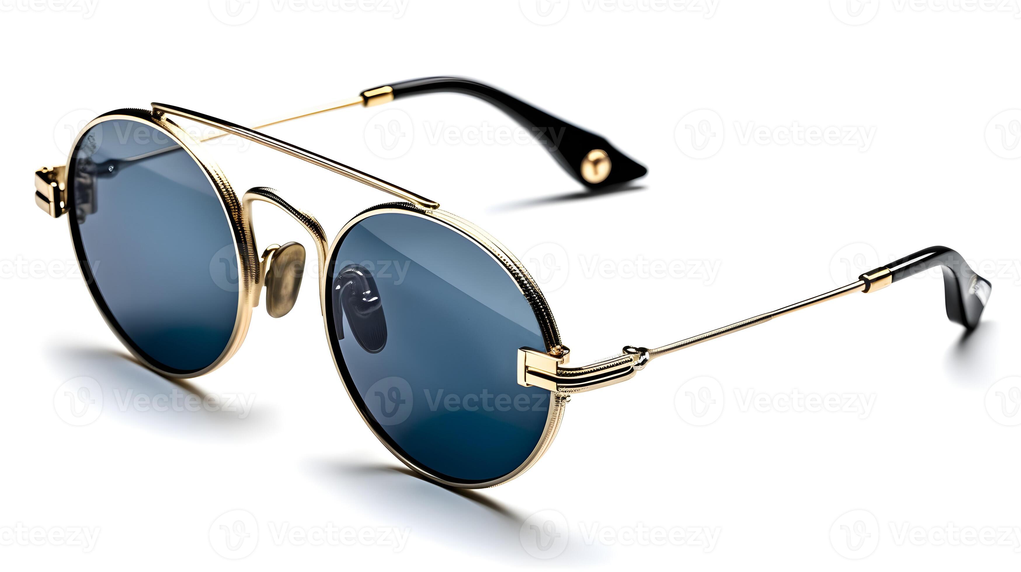 https://static.vecteezy.com/system/resources/previews/027/120/035/large_2x/fancy-trendy-modest-gold-color-dark-lens-man-or-woman-fashionable-attractive-round-shape-sun-glasses-at-the-studio-shot-white-background-ai-generated-photo.jpg