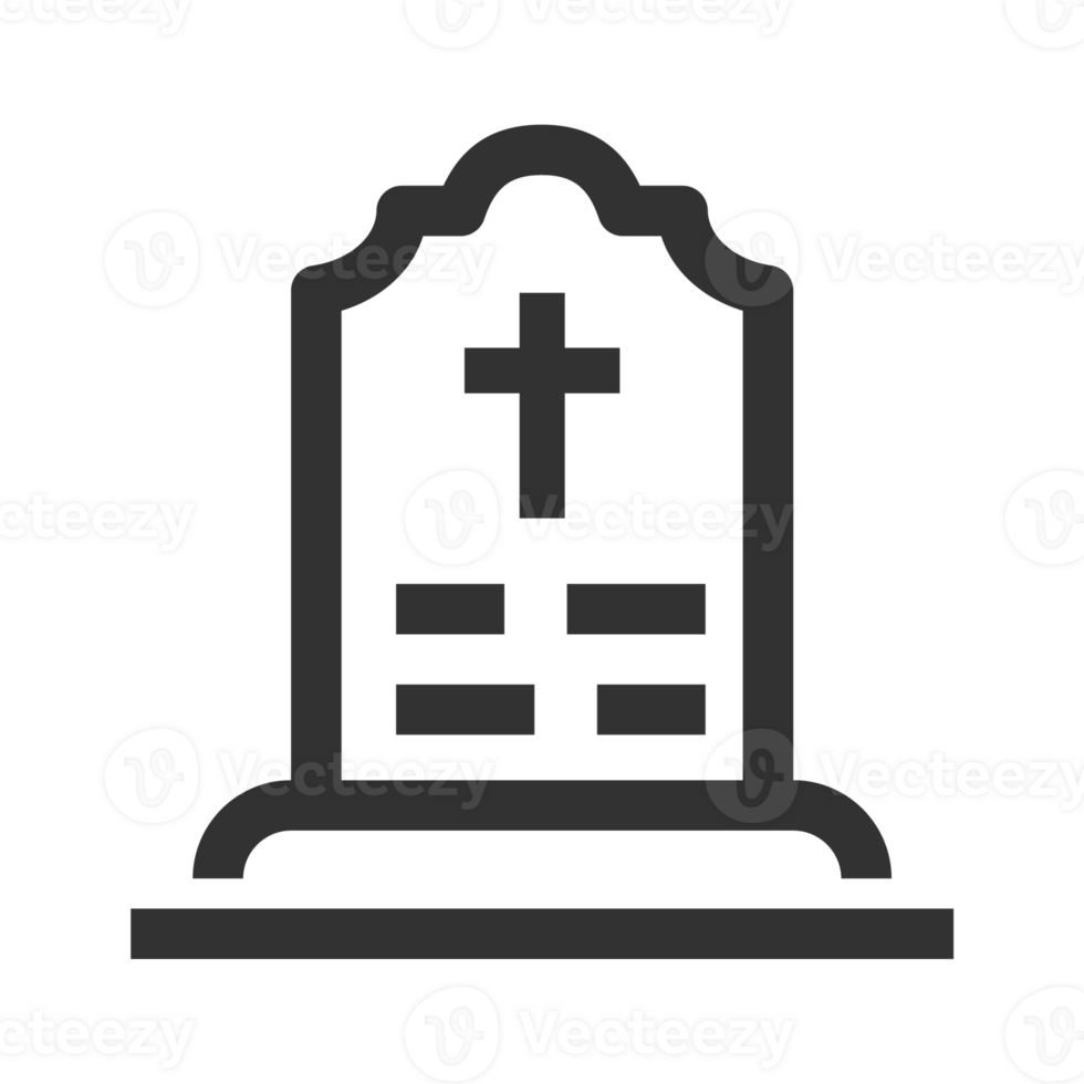 Graveyard line icon png
