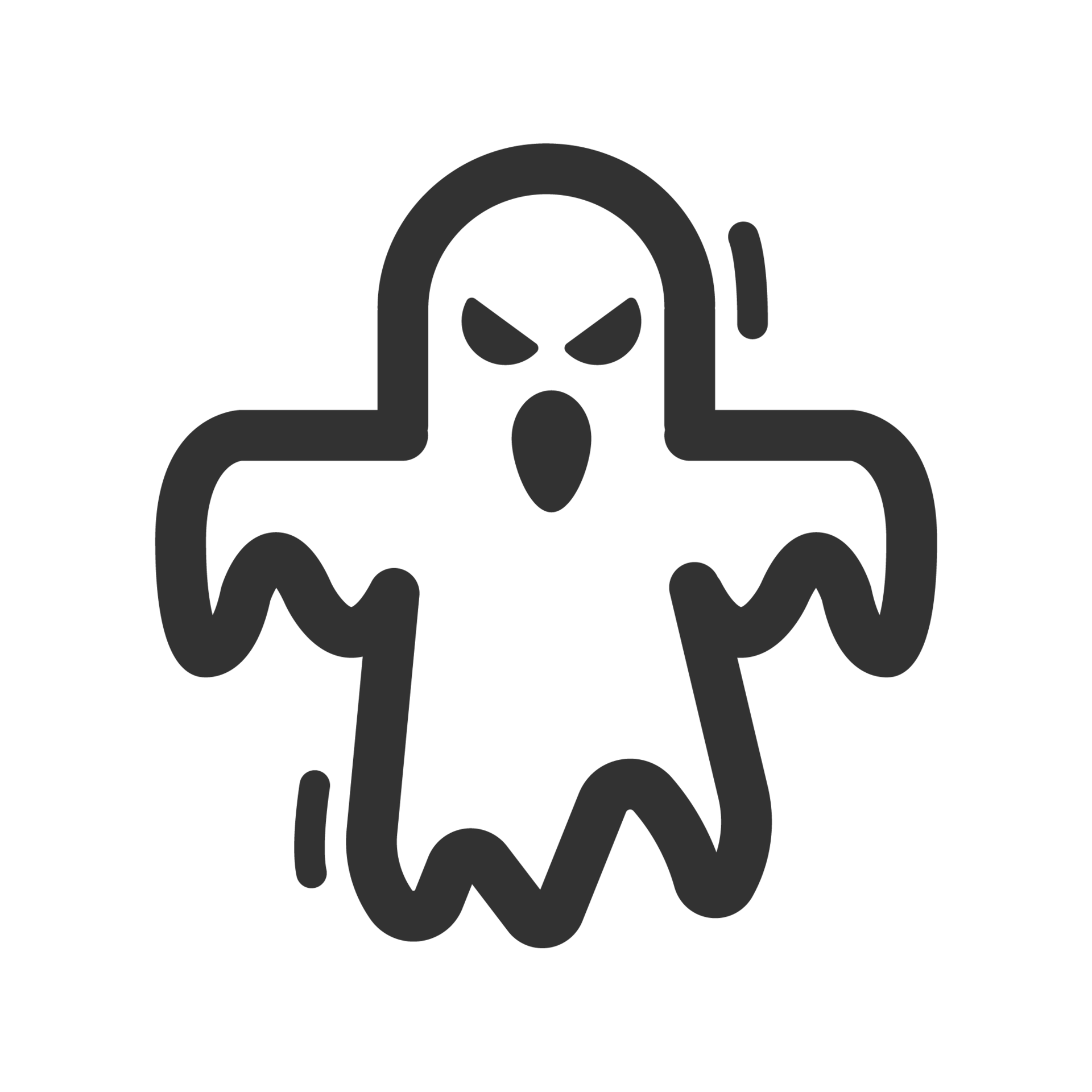 Ghost line icon 27120092 PNG